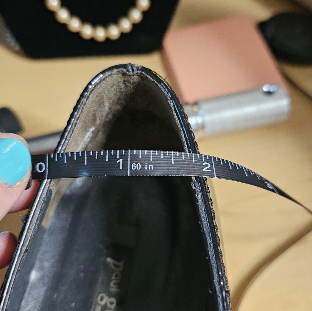 EUC Paul Green black patent leather penny loafers sz 9, fits like 8 or 8.5 - Picture 12 of 15